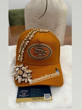 New Era Mustard Yellow Crystal San Francisco 49ers SnapBack Baseball Cap